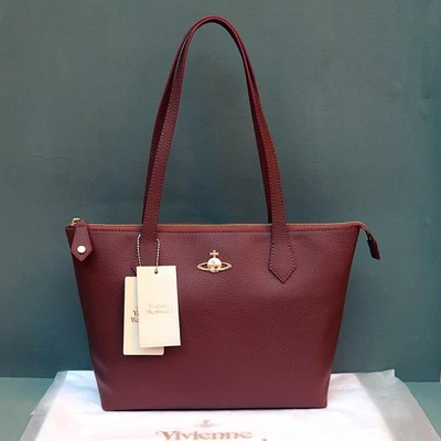 Сумка-тоут Vivienne Westwood Derby коричневая веганская кожаная розетка F/S Япония *налог включен - Изображение 1 из 4