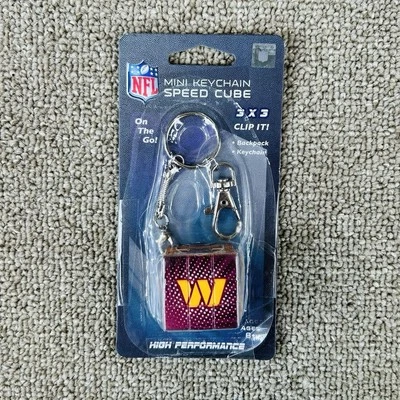 Washington Commanders NFL Football Speed Cube Mini Keychain- 3D Skill Puzzle Toy - Image 1 of 4