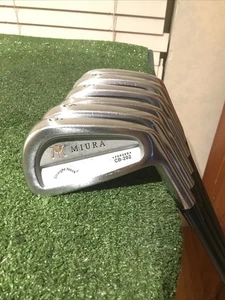 Miura CB 202 Forged Straight Neck Irons Set (5-PW)Stiff KBS TGI 80 Pure Graphite - Picture 1 of 12
