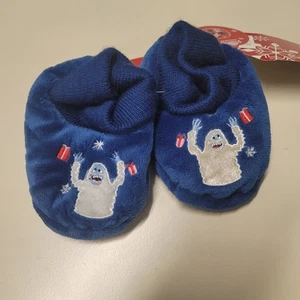 Vintage Toddler Size 1-2 Slippers Bumble from Rudolph Red Nosed Reindeer 2012 - Picture 1 of 3