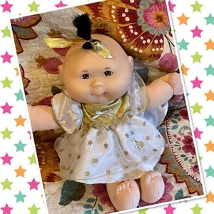 Cute Mattel Baby Asian Brown Eyes Original Fairy Dress And Bloomers - Picture 1 of 7