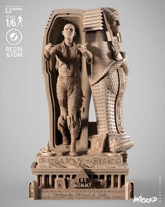 3D Printed Fan Art The Mummy Sculpture by Wicked3d - Picture 1 of 24