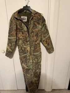 Walls Camo Coveralls Mens Small Tall Timber Advantage Hunting USA - Picture 1 of 5