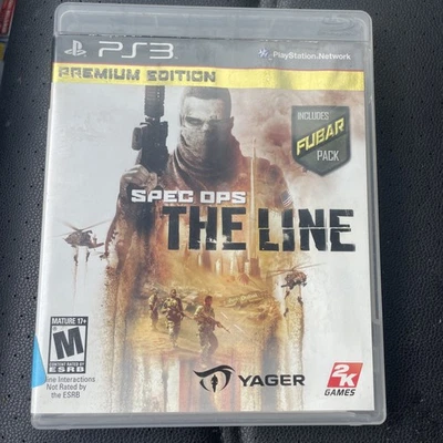 Spec Ops: The Line -- Premium Edition (Sony PlayStation 3, 2012) PS3 CIB Rare - Image 1 of 4