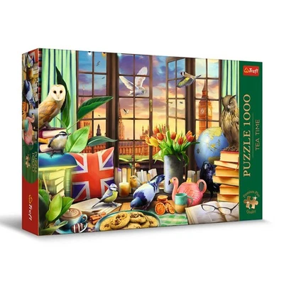 Trefl Premium Plus Quality Tea Time Puzzle - British Tradition - 1000 Pieces, Se - Image 1 of 4