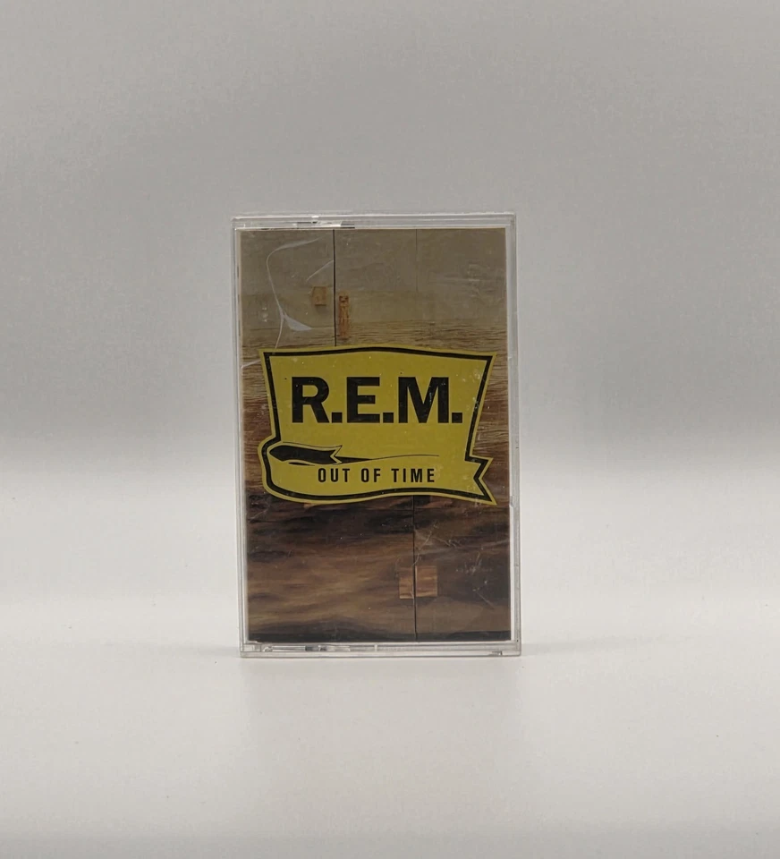 R.E.M. Out of Time Cassette Tape 1991 Warner Bros Used VG+ Overall Alternative - Image 1 of 1