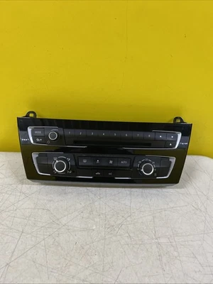 2016-2018 BMW 1 SERIES HEATER CONTROL PANEL AND RADIO CONTROL 6411 9384046-02 - Image 1 of 4