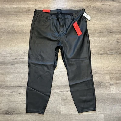 Celebrity Pink Women's High Rise Ankle Skinny PU Pants Plus Size 22 - Image 1 of 4