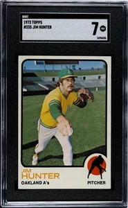 1973 Topps - Catfish Hunter #235 SGC 7 - Imagen 1 de 2