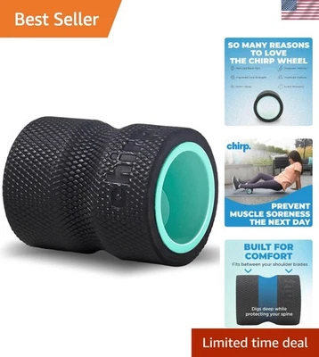 Rodillo de espuma para ruedas - Alivio específico para espalda y cuello, estirador de columna lumbar, giro... Foto 1 de 4