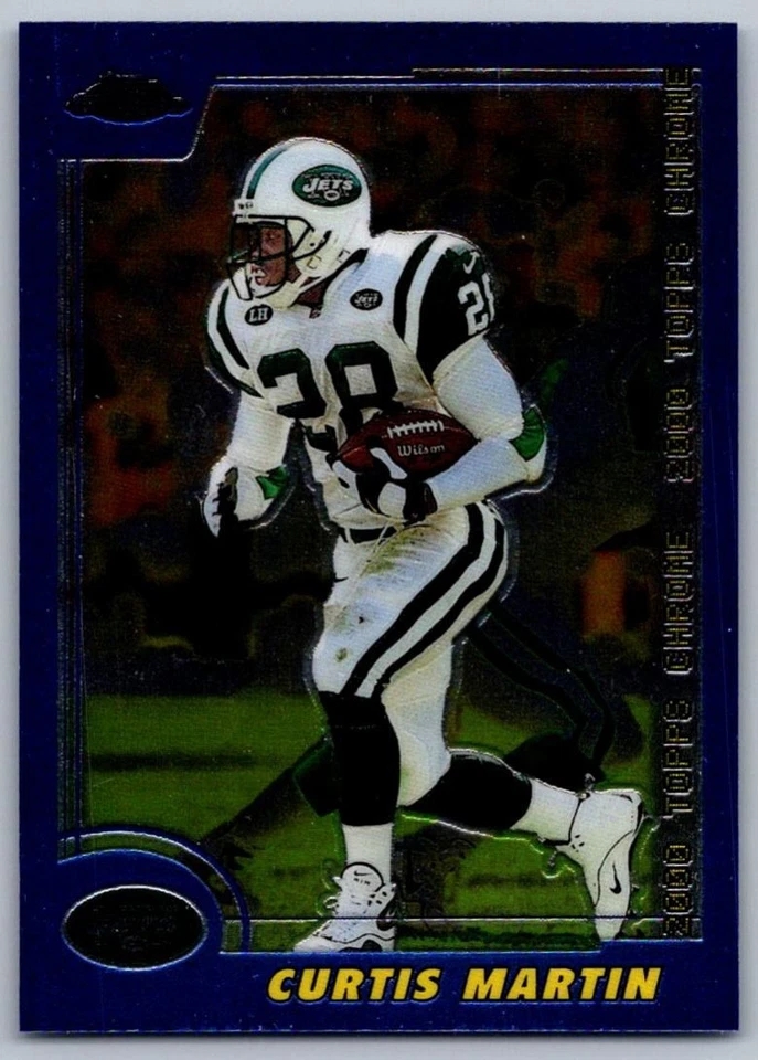 2000 Topps Chrome Curtis Martin New York Jets #115 - Image 1 of 2