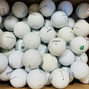 100+ Used Titleist Golf Balls Various Grade Brands Practice Driving Range - Picture 1 of 4