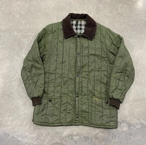Vintage Barbour Men’s Hunt Quilted Down Jacket Sz S - Picture 1 of 12