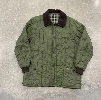 Vintage Barbour Men’s Hunt Quilted Down Jacket Sz S - Image 1 of 4