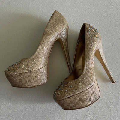 Salto agulha feminino Bertinni plataforma tamanho 7 - Imagem 1 de 4