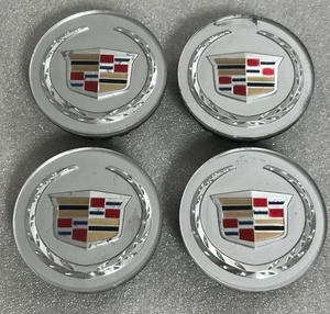 GENUINE OEM GM Cadillac center caps 9597375 , 9595439 Set of 4 - Picture 1 of 7