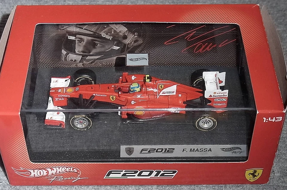 Modellino auto Mattel Hot Wheels 1/43 Ferrari F2012 Massa 2012 nuovo - Immagine 1 di 1