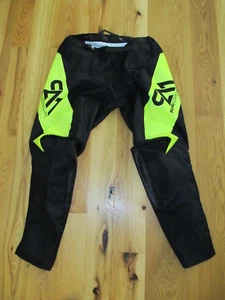Pure Adrenaline NEW Motor Sports Black Mesh Ventilation Leg MX Pants Men's 36 - Picture 1 of 8