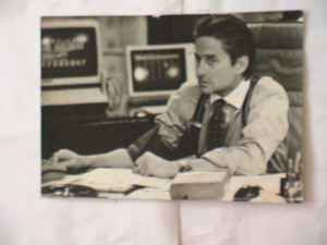 Set 1 Lobby Card from movie: Wall Street=Michael Douglas, Daryl Hannah