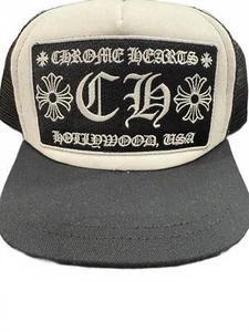 Chrome Hearts Kids Hollywood Trucker Hat in White - Picture 1 of 10