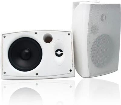 HEDIO Herdio 6.5" 400W Outdoor-Lautsprecher wasserdicht wandmontiertes Verstärker Bass