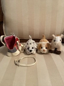 GANZ Love To Go Pony LOT OF 5…2 FRF Dogs Carrier And Leash - Picture 1 of 12