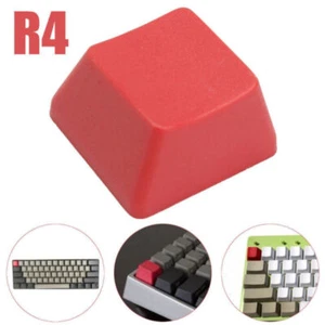 2X 18x18mm PBT Red Blank Keycap ESC R4 Keycaps for Cherry MX Mechanical Keyboard - Photo 1/9