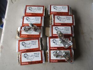New NOS Delco Remy Ignition Points (10) 1945376 / D107P Corvair & Foreign Cars