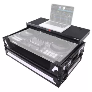 ProX XS-DDJ1000-WLTWH White on Black Case with Shelf to fit DDJ-1000 idjnow - Picture 1 of 3