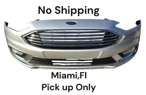 2017-2018 FORD FUSION FRONT BUMPER GRILL FOG LIGHT ASSEMBLY SILVER - Picture 1 of 16