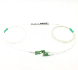 1x2 PLC fiber optic splitter mini pipe type LC-APC - Afbeelding 1 van 3