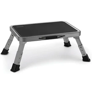 Jocauto Foldable Step Stool Adjustable Step Stool with a Non-Slip Platform St... - Picture 1 of 7
