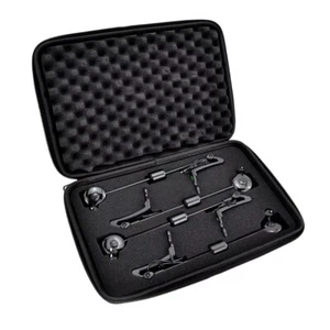 HIRISI Bissanzeiger SWINGER Set elektrisch LED Bite Arlarm  mit BOX 4 Stück - Bild 1 von 7