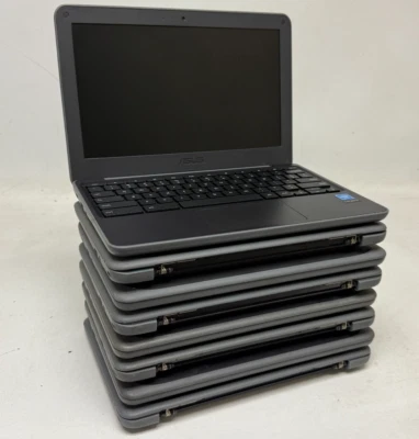 Asus Chromebook C202S 11.6" (N3060 - 4GB RAM - 16GB Storage) - Lot of 8 - Image 1 of 4