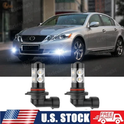 Luz antiniebla LED 9006 bombillas blancas brillantes 2X para LEXUS GS300 GS430 1998-2007 Foto 1 de 4