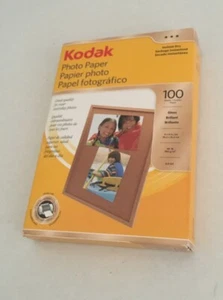 Kodak - Instant Dry 4" x 6" Gloss Photo Paper 1742717- 100 Sheet Box -Open - Afbeelding 1 van 4