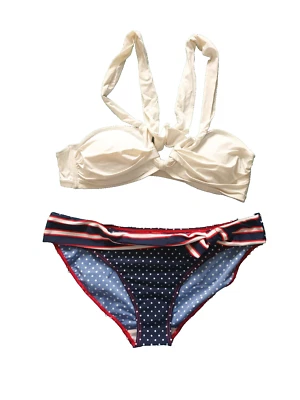 BHS/Atmosphere UK 16/18 Multi Firm Shaping Power Swim Pant/Halterneck Bikini Set - Image 1 of 4