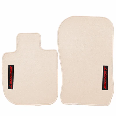 Alfombrilla alfombra de nailon beige BMW Z4 Fit 20-25 Toyota GR Supra 19-25 con rojo deportivo Foto 1 de 2