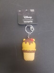 Loungefly Disney Winnie the Pooh 3D Ice Cream Cone Keychain