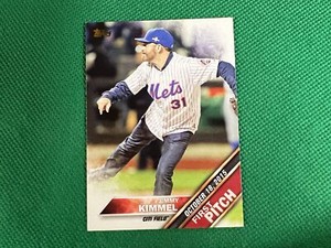2016 Topps First Pitch #FP2 Jimmy Kimmel S2 New York Mets