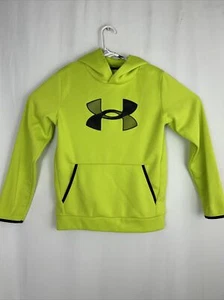 Under Armour Youth Large Pullover Hoodie Neon Green - Picture 1 of 15