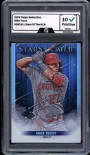 2022 Topps Series 1 #SMLB-1 Mike Trout GRADED 10 GEM Mint Los Angeles Angels