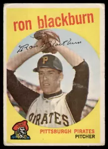 1959 Topps #401 Ron Blackburn - Foto 1 di 2