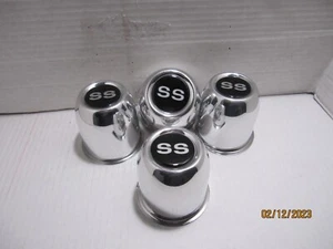 4 CENTERLINE CENTER   ALUMINUM CAPS FOR 5 LUG  WARRIOR WHEELS  3.17" OD G/SS - Picture 1 of 1