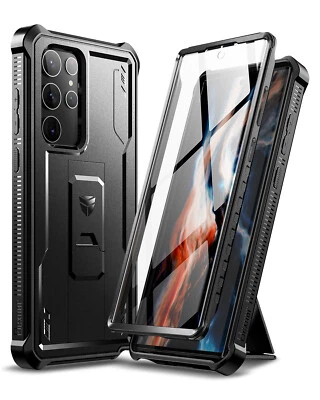 Dexnor für Samsung Galaxy S22 Ultra 5G Hülle Heavy Duty Robuste mit Kickstand - Bild 1 von 4