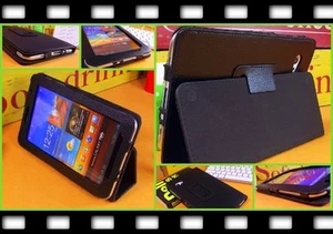Custodia flip astuccio cover custodia protettiva per Samsung P6800 Galaxy Tab 7,7 pellicola - Foto 1 di 6