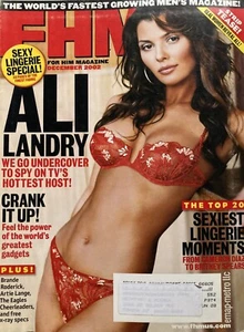 ALI LANDRY December 2002 FHM Magazine BRANDE RODERICK / SEXIEST LINGERIE MOMENTS - Picture 1 of 1