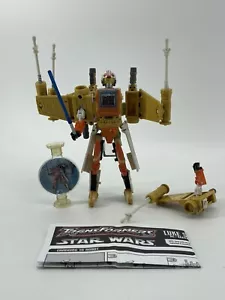 Transformers Star Wars Luke Skywalker X-Wing komplett mit Handbuch schneller Versand - Bild 1 von 11