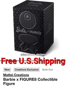 Mattel Creations EXCLUSIVE Barbie x FIGURE8 Magic 8 Ball Collectible Figure Art - Picture 1 of 8