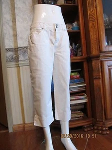 SCHÖNE SONOMA CROP JEANS-WEISS WASCHBAR KINDERBETT/SPANNWEITE 5 TASCHEN-GR. 6 (30" B X 20" L)  - Bild 1 von 11